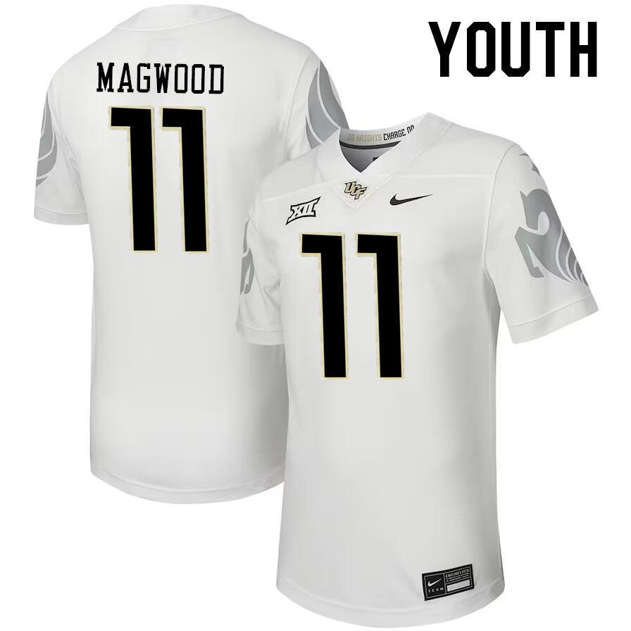 Youth #11 Chauncey Magwood UCF Knights Big 12 Conference College Football Jerseys Stitched-Black